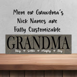 Custom Sign for Grandma