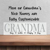 Custom Sign for Grandma